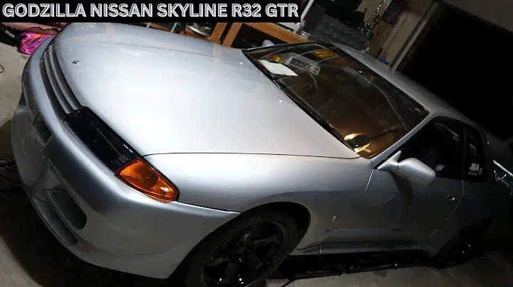 Nissan Skyline Godzilla R32 GTR  b role video sample footage